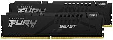 Модуль памяти DDR 5 DIMM 16Gb PC48000, 6000Mhz, Kingston FURY Beast Black EXPO CL30 (Kit of 2) (KF560C30BBEK2-16) (retail)