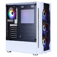 1STPLAYER DK D4 White / ATX / 4x120mm FRGB fans / D4-WH-4F1