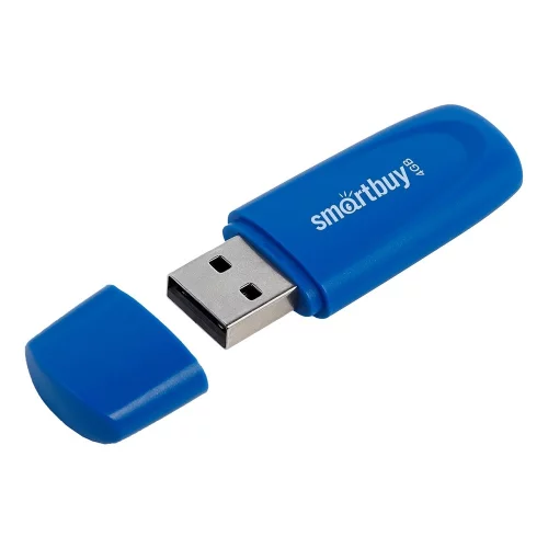 Smartbuy USB Drive 4GB Scout Blue (SB004GB2SCB) фото 2