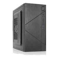 Корпус с блоком питания 450Вт./ Case Forza mATX case, black, w/PSU 450W 12cm, w/2xUSB2.0, w/2xUSB3.0, w/1xType-C (USB2.0), w/pwr cord, w/o FAN (FZ-059-SX450R-U32C)