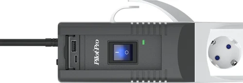 Сетевой фильтр Pilot PRO USB 5м (6 розеток) серый (коробка) (183) (183#MLN) фото 10