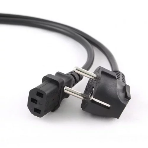 Кабель питания Cablexpert Schuko-C13, VDE, 3x0.75мм2, 10A, с заземлением, 1.8м, черный, пакет [PC-186-VDE]