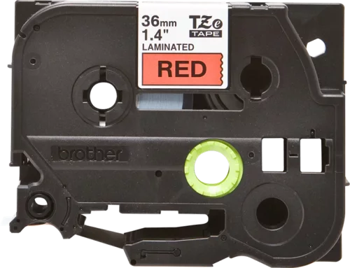 Brother TZe461: для печати наклеек черным на красном фоне, ширина: 36 мм.