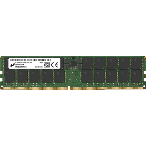 Оперативная память Micron DDR5 RDIMM 64GB 2Rx4 6400 MHz ECC Registered MTC40F2046S1RC64BR, 1 year, OEM