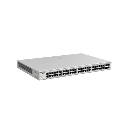 Коммутатор L2 48*1Гб/ c POE + 4*SFP+, POE бюджет 370 Вт, металлический корпус, крепления в стойку (RG-NBS3200-48GT4XS-P-V2)