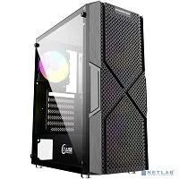 Powercase MISTRAL T4B, TEMPERED GLASS, 4X 120MM 5-COLOR FAN, ЧЁРНЫЙ, ATX (CMITB-L4)
