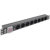 Эскиз Блок розеток Lanmaster TWT-PDU19-10A8P 8x Schuko (TWT-PDU19-10A8P)