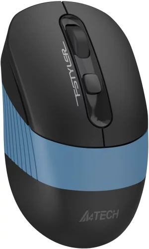 Мышь A4Tech Fstyler FB10CS черный/ синий оптическая (2000dpi) silent беспроводная BT/ Radio USB (4but) (FB10CS USB ASH BLUE) фото 9