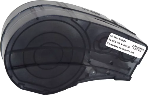 Картридж ленточный Cactus CS-M21-375499 черный на белом 9.5x4.9 для Brady BMP21-PLUS, BMP21-LAB