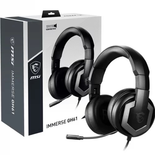 Гарнитура MSI Immerse GH61, Wired, 7.1, USB 2.0, Mini jack 3,5 mm, 1.2m фото 5