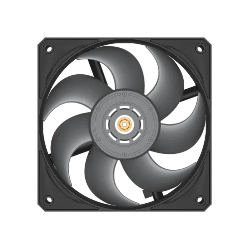 Кулер для корпуса/ Case Cooler PCCooler F9 R120 BK (120x120x30mm, 4-pin PWM, 114CFM, 42.7dBA, 3000RPM, Black)