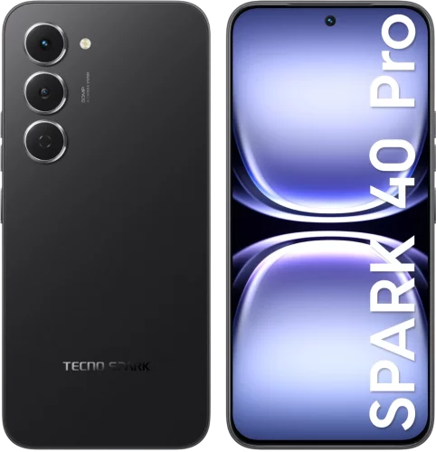 Смартфон Tecno Spark 40 Pro 256Gb 8Gb черный моноблок 3G 4G 6.78