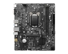 Материнская плата MSI PRO H410M-B {mATX, H510, LGA1200,2xDDR4,1xPCI-Ex16,1xPCI-Ex1,1xM.2,4xSATA3,4xUSB3.2 Gen1,6xUSB2.0,HD Audio}