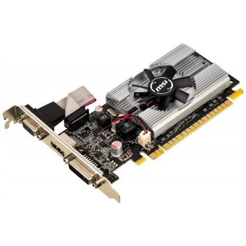 Видеокарта/ VGA MSI NVIDIA GeForce 210 1GB, DDR3/64-bit, PCIe 2.0, 1xD-Sub, 1xDVI-D, 1xHDMI 2.0, 1-slot (N210-1GD3/LP) фото 2