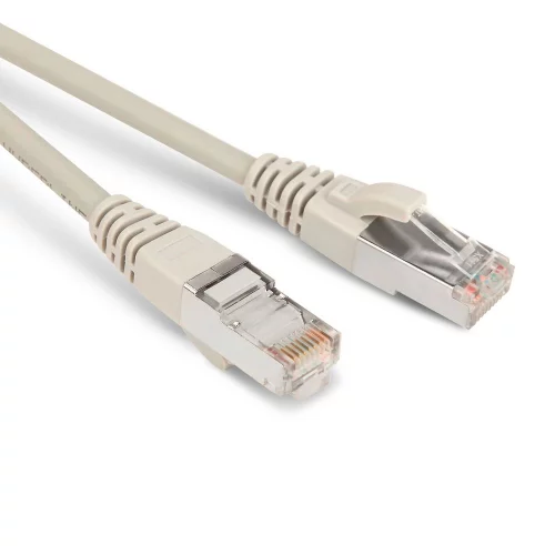 Кабельная сборка Hyperline PC-LPM-STP-RJ45-RJ45-C5e-20M-LSZH-GY Патч-корд F/ UTP, экранированный, Cat.5е (100% Fluke Component Tested), LSZH, 20м, серый