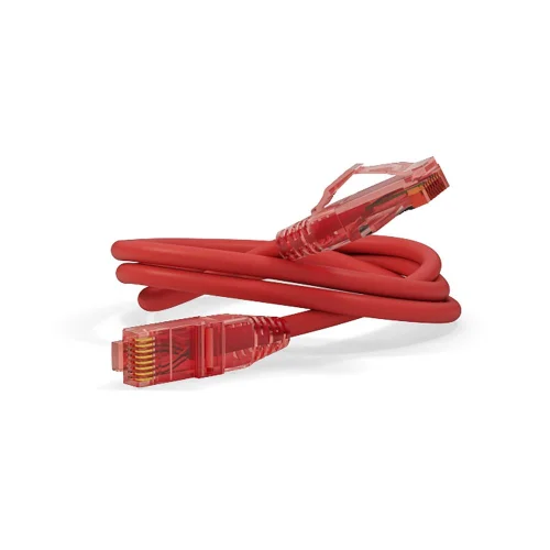 Кабельная сборка Hyperline Hyperline PC-LPM-UTP-RJ45-RJ45-C5e-5M-LSZH-RD Патч-корд U/ UTP, Cat.5е (100% Fluke Component Tested), LSZH, 5м, красный