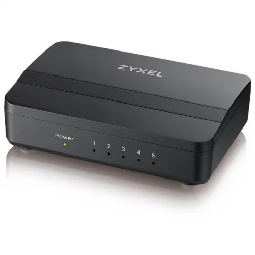 Коммутатор/ ZYXEL GS-105S v2 switch, 5 ports 1000 Mbps, desktop, with priority ports (GS-105SV2-EU0101F)