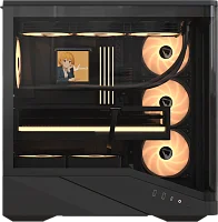 корпус Formula V Line Crystal U9 PA Black, ATX, TYPE-C*1, USB3.0*2, Curved Glass, SIDE 3x PERFORMANCE ARGB, REAR 1x PERFORMANCE ARGB