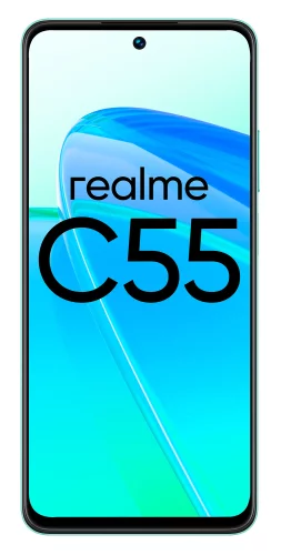 Смартфон Realme RMX3710 C55 256Gb 8Gb зеленый моноблок 3G 4G 6.72 1080x2400 Android 13 64Mpix 802.11 b/ g/ n/ ac NFC GPS GSM900/ 1800 GSM1900 TouchSc microSD (6055894)