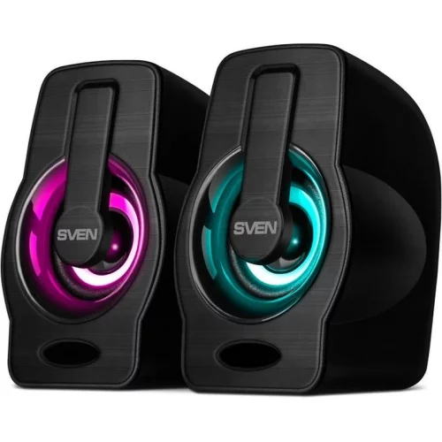 АС SVEN 255, черный (6 Вт, питание USB, подсветка) (SV-020149)
