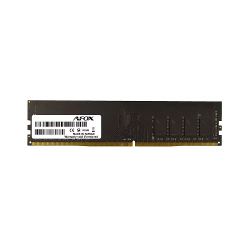 Модуль памяти Afox 8GB DDR4 3200Mhz DIMM Single Channel Package (1x8GB) , PC4-25600, 288-Pin, Non-ECC, Un-Buffered, CL 22-22-22-52, 1.2V (AFLD48PH1P-1)