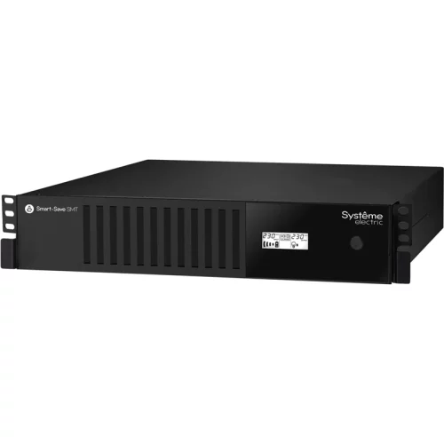 ИБП Systeme Electric Smart-Save SMT 1000 ВА, монтаж в стойку 2U, 230 В, 6 розеток IEC C13, SmartSlot, AVR, LCD, USB HID (SMTSE1000RMI2U)
