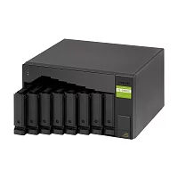 Полка расширения сетевого хранилища без дисков/ SMB QNAP TL-D800C USB 3.2 Gen 2 Type-C JBOD storage enclosure, 8-tray 3,5"/ 2,5" w/ o HDD. desktop version.