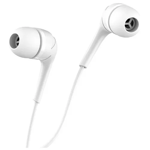 HOCO M40/ Наушники + микрофон/ Многофункциональная кнопка/ 1.2м/ 3.5 mm jack/ White (HC-84570)