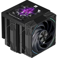 Кулер для процессора/ CPU Cooler Thermalright Phantom Spirit 120 Vision EVO (4-pin PWM, LED, 160mm, Ni/ CU, 7x6mm, ARGB, 2x120mm, 92CFM, 36dBA, 2150RPM, S: 1851, 1700, 1200, 115X, AM5, AM4, black) (PS120-V-EVO)