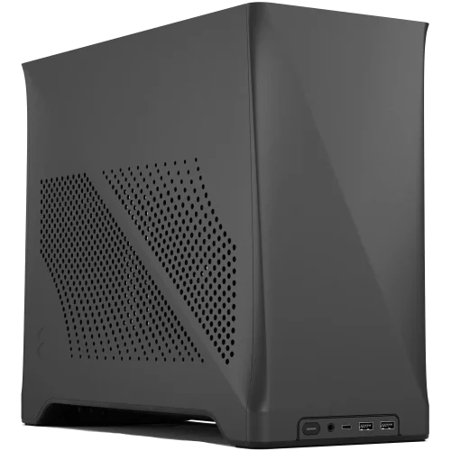 Корпус ПК без блока питания/ Case Fractal Design Era 2, Mini-Tower, 2x120mm, 2xUSB-A 3.0 + 1xUSB 3.2 Type-C, SFX PSU Support, mITX Charcoal Gray (FD-C-ERA2N-02)
