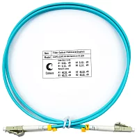 Cabeus FOP-50-LC-LC-1m Шнур оптический duplex LC-LC 50/ 125 mm OM3 1м LSZH