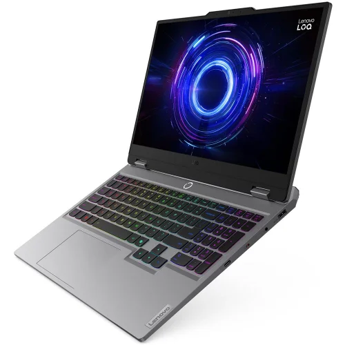 Ноутбук Lenovo LOQ 15IRX10 (83JE002LUS) Ноутбук Lenovo LOQ 15IRX10 Intel Core i7-13650HX/16Gb (1*16 D5)/SSD512Gb/RTX5060 8Gb (100W)/15.6/IPS/FHD/1920x1080/144Hz/Win11 (SL English)/RJ-45/Luna Grey/2.4kg (83JE002LUS) фото 3