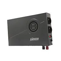 Источник бесперебойного питания/ POWERMAN Smart 1000 INV, black, line-interactive, 1000VA/600W, 140-275V, 2 Euro sockets, external battery 12V from 45Ah to 200Ah (not included), charging c (POWERMAN SMART 1000 INV GRAPHITE)