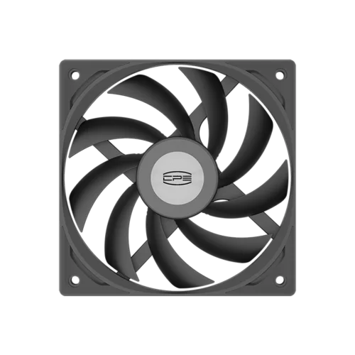 Кулер для корпуса/ Case Cooler PCCooler F5 R12015 BK (120x120x15mm, 4-pin PWM, 68CFM, 35dBA, 2200RPM, Black)