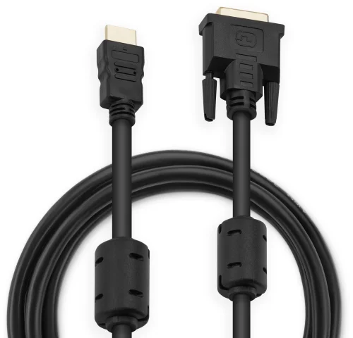 Кабель Buro HDMI (m) DVI-D (m) 3м (HDMI-19M-DVI-D-3M) феррит.кольца фото 6