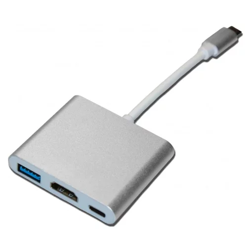 Bion Мульти переходник USB Type-C - HDMI/ USB-A3.0/ Type-C(PD charging) [BXP-A-USBC-MULTI-5]