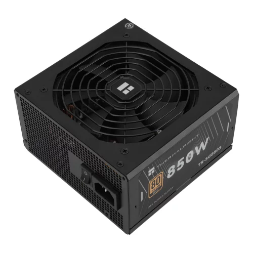 Блок питания 850W/ Power Supply Thermalright, 850W 80+ Gold (ATX, 3.1, PCIe 5.1, Non-modular, 1x24(20+4)pin, 1xCPU 8(4+4)pin, 2xPCIe*2 8(6+2)pin, 5xSATA3, 1x12+4pin (12VHPWR PCIe 5.1 12+4pin 600mm), 3 (TR-SG 850S)