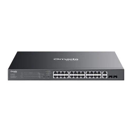Коммутатор/ Omada 28-Port Gigabit Easy Managed Switch with 24-Port PoE+ (ES228GMP)