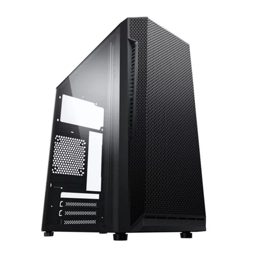 Корпус ACD Coffre 104G mATX, Black, CPU 140mm, VGA 245mm, PSU 285mm, 2x3.5INT, 1x2.5INT, 2xUSB 2.0, 1xUSB 3.0, HD Audio, w/ o FAN, w/ o PSU, TG (MO-TC3G0-000)