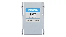 Серверный твердотельный накопитель/ KIOXIA SSD PM7-R, 7680GB, 2.5" 15mm, SAS 24G, TLC, R/W 4200/4100 MB/s, IOPs 720K/175K, TBW 14016, DWPD 1 (12 мес.) (KPM7VRUG7T68)