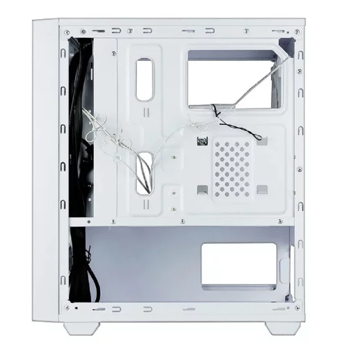 Ginzzu CL660 mATX FAN 4*12FRGB передняя панель Решетка Белый фото 3