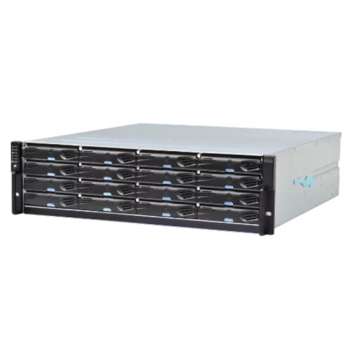 *Полка расширения сетевого хранилища Infortrend 3U / 16bay dual redundant controller expansion enclosure 4x 12Gb SAS ports, 2x(PSU+FAN module), 16xdrive trays, 2x12G to 12G SAS cables, 1xRackmount kit(JB 3016RA) (for GS) (JB3016R10A0-8U32) фото 2