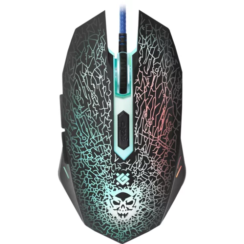 Defender Проводная игровая мышь Shock GM-110L оптика,6кнопок,800-3200dpi (52110)