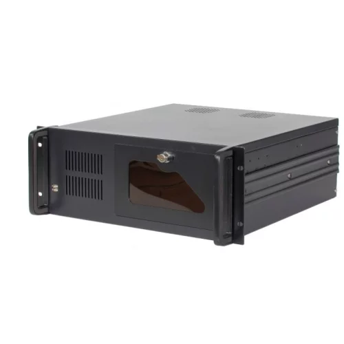 Procase EB445-B-0 Корпус 4U Rack server case, черный, дверца, без блока питания, глубина 450мм, MB 12