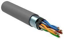 ITK Витая пара F/ UTP кат.5E 4x2х24AWG LSZH серый (305м) (LC1-C5E04-321)