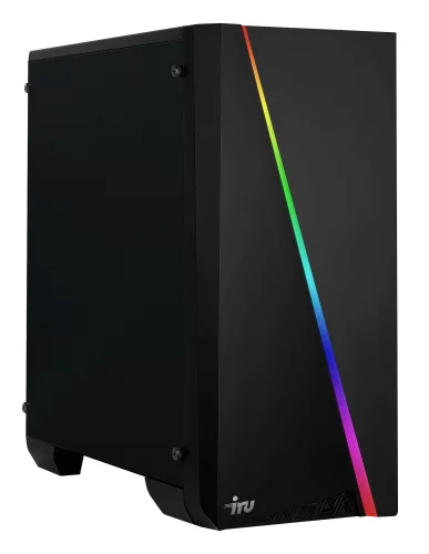 Компьютер IRU Game 520B4GE MT Ryzen 5 3600 (3.6) 16Gb 1Tb 7.2k SSD 240Gb GTX1660 Super 6Gb DOS 500W черный (1770895)