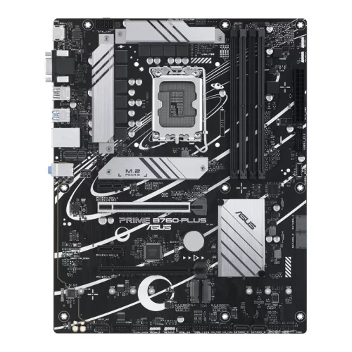 Материнская плата ASUS PRIME B760-PLUS, LGA1700, B760, 4*DDR5, HDMI+DP+VGA, 4xSATA3 + RAID, M2, Audio, Gb LAN, USB 3.2, USB 2.0, ATX; 90MB1EF0-M0EAY0