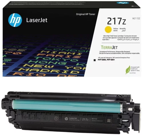 Тонер-картридж/ HP 217Z Ultra High Yield Yellow Original LaserJet Toner Cartridge (W2172Z) фото 2