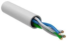Кабель информационный ITK BC1-C5E02-128-305-G кат.5E U/ UTP 2X2X24AWG LSZH внутренний 305м белый