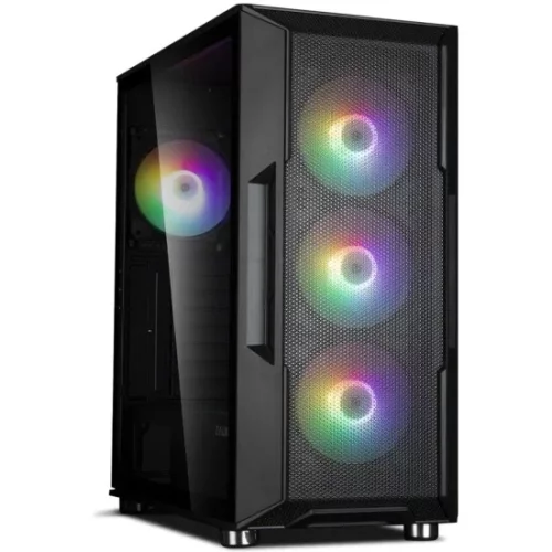 корпус ZALMAN I3 NEO BLACK, ATX, BLACK, FRONT MESH, WINDOW, 2x3.5